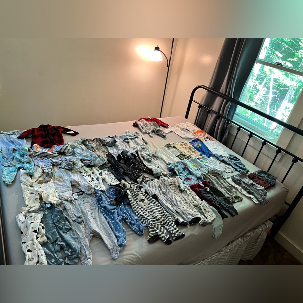 Lot of Baby boy 0-3 month clothes